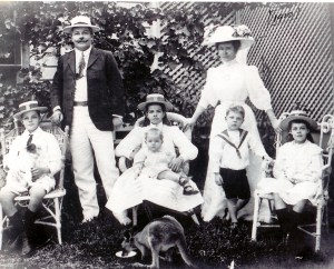 Barcaldine, 1910 Jim, Frank, Phyllis and John, Vida, David and Evie Matthews