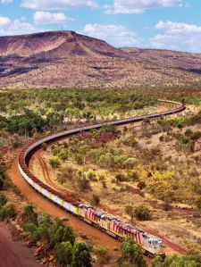 compass pilbara iron ore train abc news